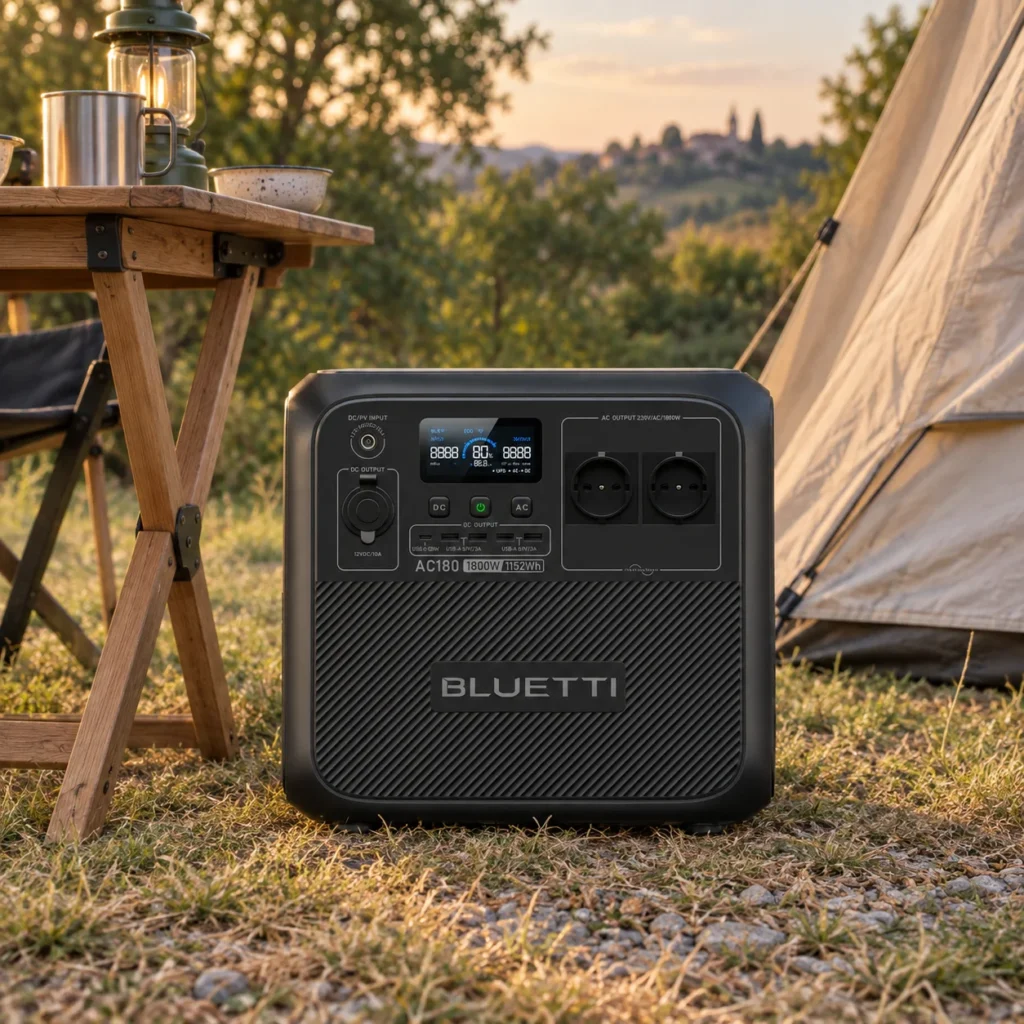 BLUETTI AC180, a escala