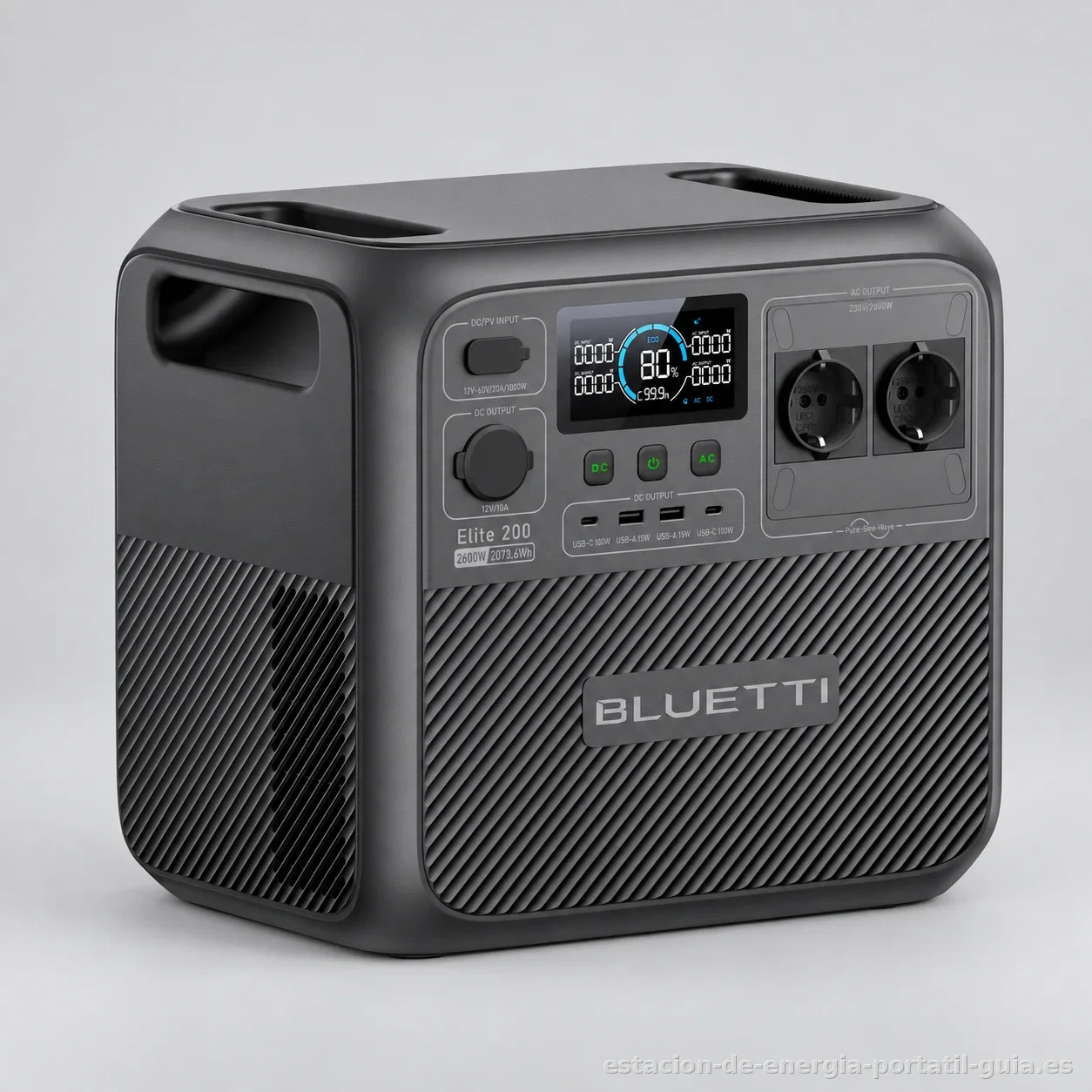 BLUETTI Elite 200 V2, foto de producto en estudio
