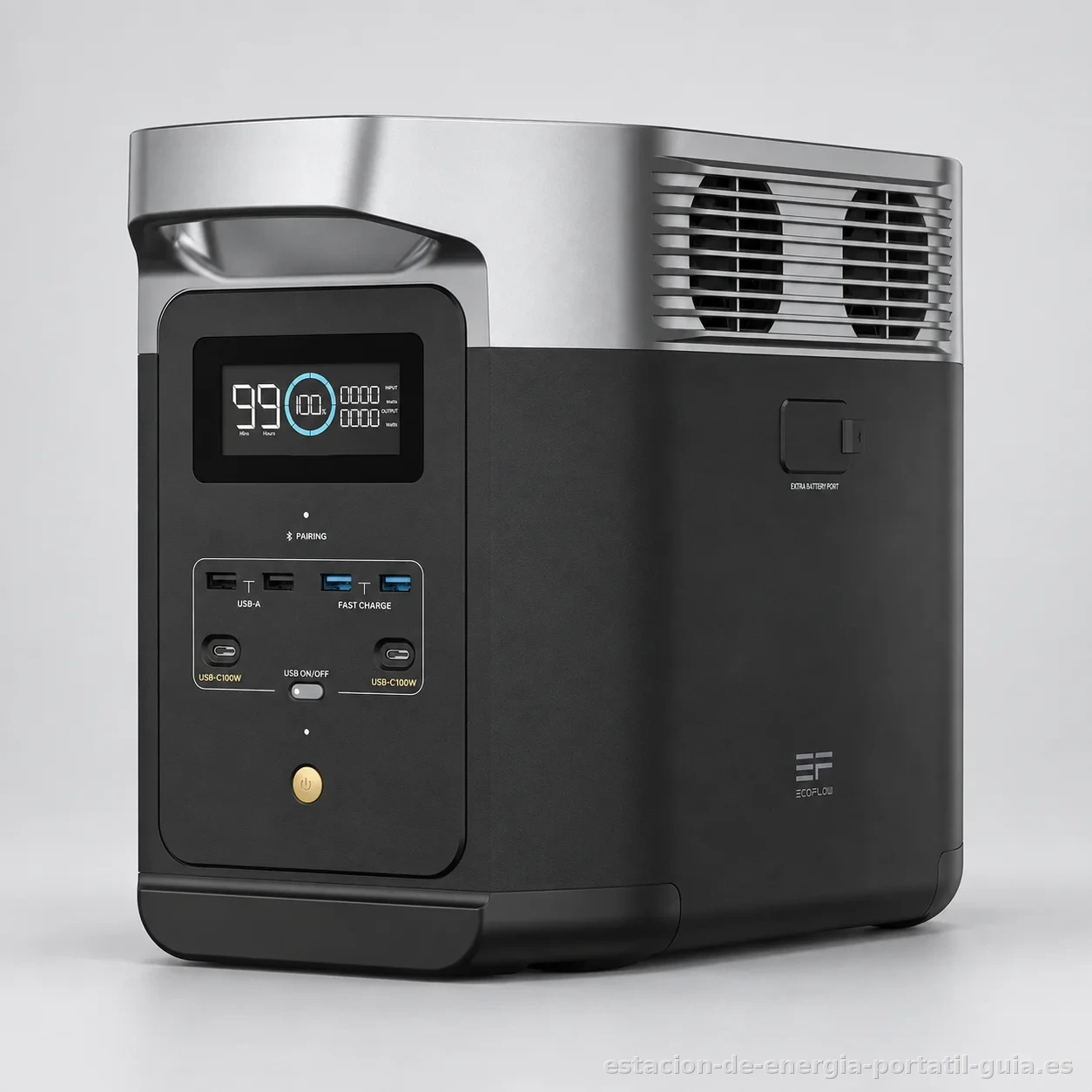EcoFlow DELTA 2, foto de producto en estudio