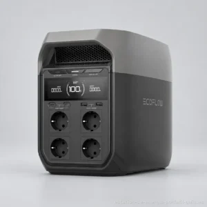 EcoFlow DELTA 3, fotografía de producto en estudio