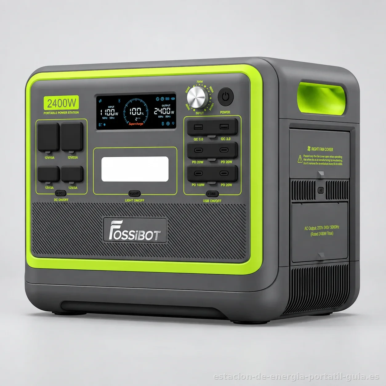 FOSSIBOT F2400, foto de producto en estudio
