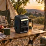 Anker SOLIX C300X, imagen editorial de estilo de vida