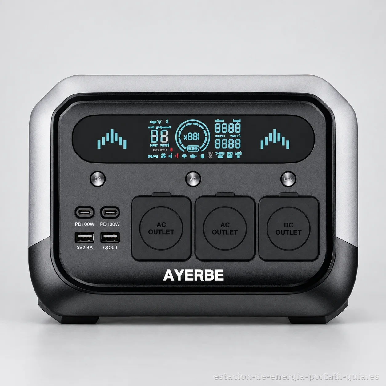 Ayerbe AY-512 Wh / 700 W, foto de producto en estudio