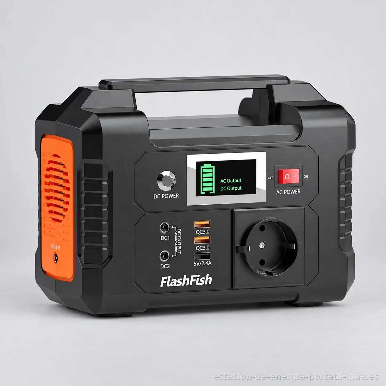 FlashFish E200, foto de producto en estudio