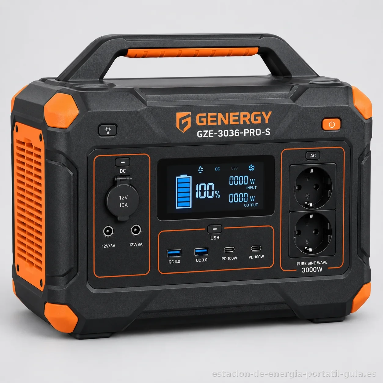 GENERGY GZE-3036-PRO-S, fotografía de producto en estudio