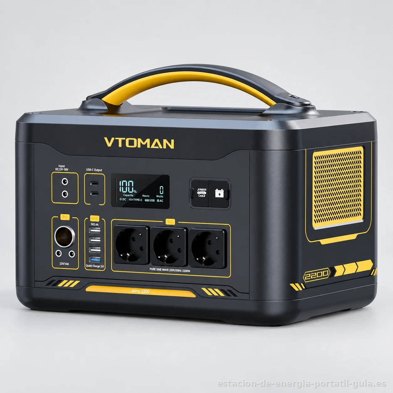VTOMAN Jump 2200, fotografía de producto en estudio